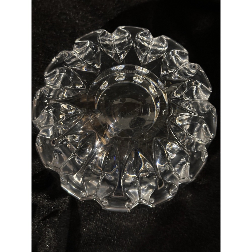 Reed & Barton‎ Equinox 4x7"Crystal Bowl Sticker Mark On Bottom Slovenia - Picture 8 of 15